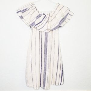 NWOT GIRL KRAZY | Off the Shoulder Stripe Dress
